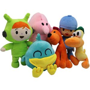 Unbranded (6pcs) Bandai Pocoyo Elly Pato Loula FRED LOULA Soft Plush Stuffed Figure Toy Do Unbranded (6pcs) Bandai Pocoyo Elly Pato Loula FRED LOULA Soft Plush Stuffed Figure Toy Do