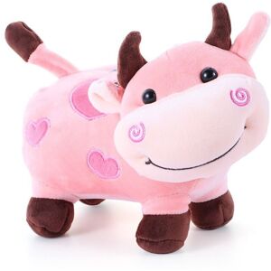 Unbranded (pink) Super Soft Kawaii Calf with Scarf Plush Toy Bull Doll Little Color Cow Do Unbranded (pink) Super Soft Kawaii Calf with Scarf Plush Toy Bull Doll Little Color Cow Do