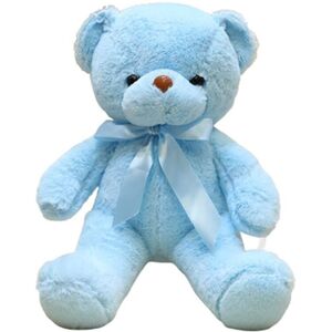 Unbranded (blue, 30cm) Stuffed Toys Teddy Bear Plush Toys Stuffed Animal Silk Bowtie Bear Unbranded (blue, 30cm) Stuffed Toys Teddy Bear Plush Toys Stuffed Animal Silk Bowtie Bear