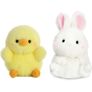 Aurora World Aurora Bundle of 2 5" Beanbag Stuffed Animals: Chickadee Chick and Bunbun Bunny Aurora World Aurora Bundle of 2 5" Beanbag Stuffed Animals: Chickadee Chick and Bunbun Bunny