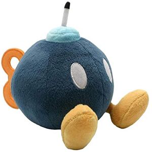 Super Mario AC16 Bob-Omb Sanei Officially Licensed Plush, Multicolour Super Mario AC16 Bob-Omb Sanei Officially Licensed Plush, Multicolour