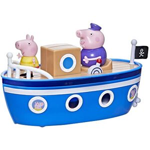 Peppa Pig Grandpa Pig's Cabin Boat Preschool Toy: 1 Figure, Removable Deck, Rolling Wheels Peppa Pig Grandpa Pig's Cabin Boat Preschool Toy: 1 Figure, Removable Deck, Rolling Wheels