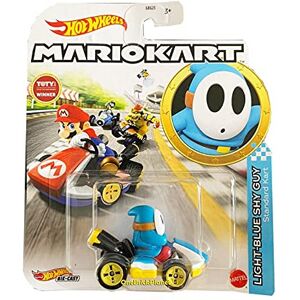 Hot Wheels Mario Kart - Metal Vehicle/Car - Light Blue Shy Guy Standard Kart - New 2021 - N Hot Wheels Mario Kart - Metal Vehicle/Car - Light Blue Shy Guy Standard Kart - New 2021 - N