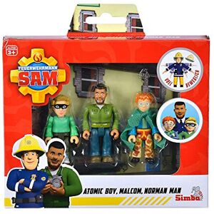 Simba 109251091 Fireman Sam Superhero Figure Set, Policeman Malcom, Norman and James, Simba 109251091 Fireman Sam Superhero Figure Set, Policeman Malcom, Norman and James,