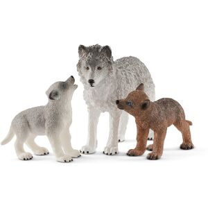 Schleich 42472n Mother wolf with pups Wild Life Toy Figurine for children aged 3-8 Years Schleich 42472n Mother wolf with pups Wild Life Toy Figurine for children aged 3-8 Years