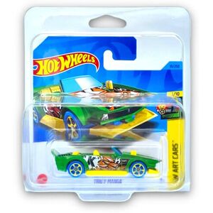 Hot Wheels Track Manga (Green, Yellow & Blue) 1/10 HW Art Cars 2023 - 15/250 (Short Card) - Hot Wheels Track Manga (Green, Yellow & Blue) 1/10 HW Art Cars 2023 - 15/250 (Short Card) -