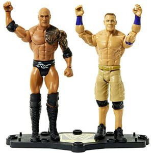 WWE The Rock vs John Cena Championship Showdown 2-Pack 6-inch Action Figures Monday WWE The Rock vs John Cena Championship Showdown 2-Pack 6-inch Action Figures Monday