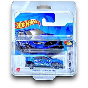 Hot Wheels Ford Mustang Mach-E 1400 (Blue) 2/10 HW Drag Strip - 2023-81/250 (Short Card) - Hot Wheels Ford Mustang Mach-E 1400 (Blue) 2/10 HW Drag Strip - 2023-81/250 (Short Card) -