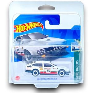 Hot Wheels Alfa Romeo GTV6 3.0 (White) 10/10 Retro Racers - 2023-185/250 (Short Card) - COM Hot Wheels Alfa Romeo GTV6 3.0 (White) 10/10 Retro Racers - 2023-185/250 (Short Card) - COM