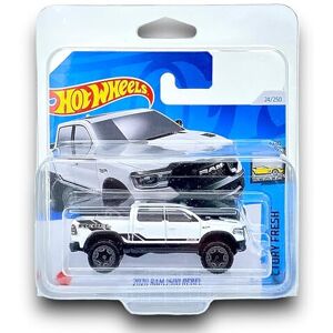 Hot Wheels 2020 Ram 1500 Rebel (White & Black) 1/10 Factory Fresh - 2024-24/250 (Short Card Hot Wheels 2020 Ram 1500 Rebel (White & Black) 1/10 Factory Fresh - 2024-24/250 (Short Card
