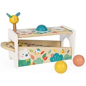 Janod Tap Tap Xylo Pure 2-in-1 Baby Musical Instrument - Awakening and Education Janod Tap Tap Xylo Pure 2-in-1 Baby Musical Instrument - Awakening and Education