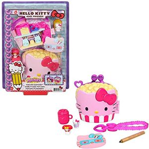 Mattel Hello Kitty Sanrio GVB32 Hello Kitty and Friends Popcorn Sleepover Playset Mattel Hello Kitty Sanrio GVB32 Hello Kitty and Friends Popcorn Sleepover Playset