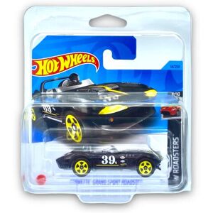 Hot Wheels Corvette Grand Sport Roadster (Black) 3/10 HW Roadsters 2023 - 14/250 (Short Car Hot Wheels Corvette Grand Sport Roadster (Black) 3/10 HW Roadsters 2023 - 14/250 (Short Car
