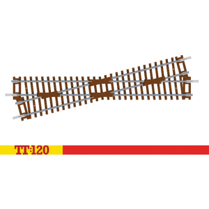 Hornby TT:120 Diamond Crossing Right Hand 166mm TT8018 Hornby TT:120 Diamond Crossing Right Hand 166mm TT8018