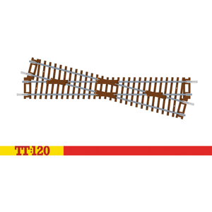 Hornby TT:120 Diamond Crossing Left Hand 166mm TT8019 Hornby TT:120 Diamond Crossing Left Hand 166mm TT8019
