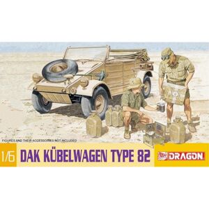 Dragon 75021 DAK Kubelwagen Type 82 German WWII Vehicle 1:6 Plastic Model Kit Dragon 75021 DAK Kubelwagen Type 82 German WWII Vehicle 1:6 Plastic Model Kit