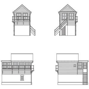 Hornby R7365 South Eastern Railway Signal Box 1:76/OO Gauge Building Hornby R7365 South Eastern Railway Signal Box 1:76/OO Gauge Building