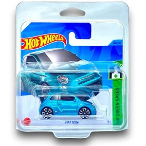 Hot Wheels Fiat 500e (Turquoise) 8/10 HW Green Speed - 2023-144/240(Short Card) - COMES IN Hot Wheels Fiat 500e (Turquoise) 8/10 HW Green Speed - 2023-144/240(Short Card) - COMES IN