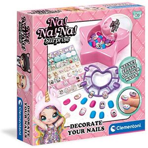Clementoni 18659 Na Na Na Surprise Decorate children, stickers and glitter-nail art set, ma Clementoni 18659 Na Na Na Surprise Decorate children, stickers and glitter-nail art set, ma