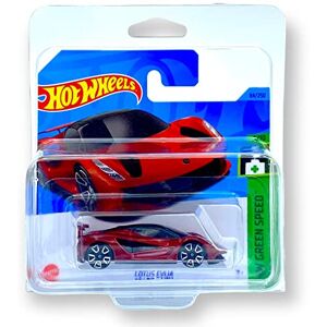 Hot Wheels Lotus Evija (Ruby Red) 3/10 HW Green Speed 2023-84/250 (Short Card) - COMES IN A Hot Wheels Lotus Evija (Ruby Red) 3/10 HW Green Speed 2023-84/250 (Short Card) - COMES IN A