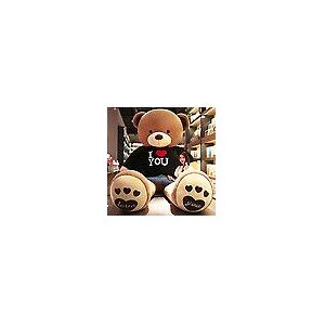Stuffed Animals (60cm, 4) 80/100cm Big I Love You Teddy Bear Plush Toy Lovely Huge Stuffed Soft Stuffed Animals (60cm, 4) 80/100cm Big I Love You Teddy Bear Plush Toy Lovely Huge Stuffed Soft