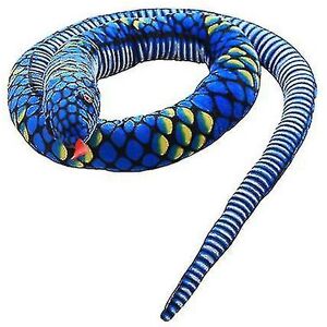 Unbranded (blue, 2.8m) Realistic Plush Snake Simulation Snake Toy Snake Stuffed Animal Toy Unbranded (blue, 2.8m) Realistic Plush Snake Simulation Snake Toy Snake Stuffed Animal Toy