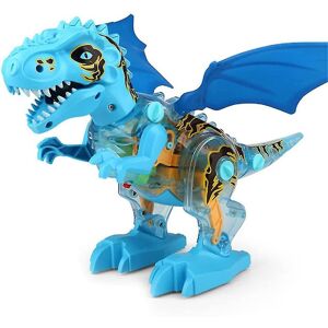Unbranded (Blue) Dinosaur Toy Electric Walking Jurassic T Rex Figurine For Kids With Light Unbranded (Blue) Dinosaur Toy Electric Walking Jurassic T Rex Figurine For Kids With Light