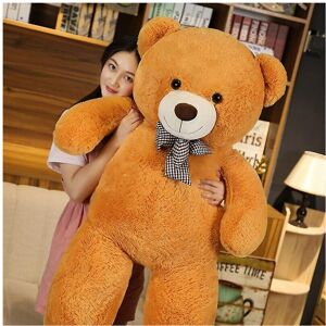 Unbranded (Orange, 95cm) High Quality Giant American Bear Plush Doll Soft Stuffed Animal T Unbranded (Orange, 95cm) High Quality Giant American Bear Plush Doll Soft Stuffed Animal T
