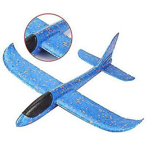 Unbranded (Blue) Airplane Toys For Kids, Flying Airplanes For Boys Girls Unbranded (Blue) Airplane Toys For Kids, Flying Airplanes For Boys Girls