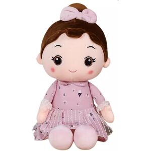 Unbranded (Purple, 70cm/27.56in) Plush Girl Doll In Dress Available In 3 Sizes Unbranded (Purple, 70cm/27.56in) Plush Girl Doll In Dress Available In 3 Sizes