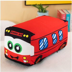 Unbranded (Red, 25cm/9.84in) Minibus Plush Toy Doll Throw Pillow Room Decorated With Child Unbranded (Red, 25cm/9.84in) Minibus Plush Toy Doll Throw Pillow Room Decorated With Child