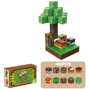 VEISHET (Tree) Minecraft Magnetic Building Blocks Set Diy Kit Construction Toys For Kids VEISHET (Tree) Minecraft Magnetic Building Blocks Set Diy Kit Construction Toys For Kids