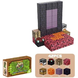 Unbranded (Door) Magnetic Minecraft Building Blocks Set Diy Kit Construction Toys For Kids Unbranded (Door) Magnetic Minecraft Building Blocks Set Diy Kit Construction Toys For Kids