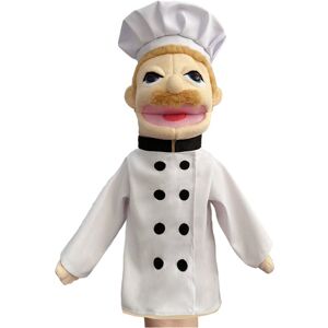 Unbranded (Cook) Hand Puppets Professional Figures Plush Early Education Parentchild Toy C Unbranded (Cook) Hand Puppets Professional Figures Plush Early Education Parentchild Toy C