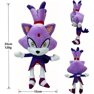 Unbranded (35cm Blaze) Sonic The Hedgehog Plush Knuckles Tails Stuffed Teddy Bear Soft Toy Unbranded (35cm Blaze) Sonic The Hedgehog Plush Knuckles Tails Stuffed Teddy Bear Soft Toy