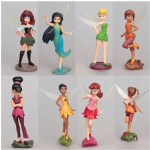 Unbranded 7PC/Set Tinkerbell Fairy Princess Action Miniature Figure Cake Topper Doll Toys Unbranded 7PC/Set Tinkerbell Fairy Princess Action Miniature Figure Cake Topper Doll Toys