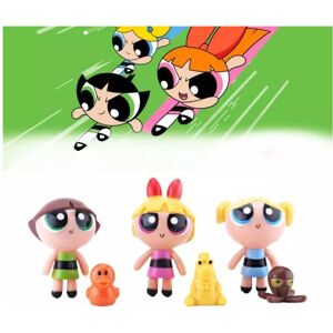 Unbranded 3Pcs The Powerpuff Girls Anime Figure Model Cake Decor Dolls Kids Toys Gifts PVC Unbranded 3Pcs The Powerpuff Girls Anime Figure Model Cake Decor Dolls Kids Toys Gifts PVC