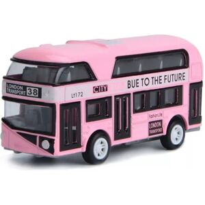 Unbranded (pink) London Double Decker Bus Car Model Diecast Toy Vehicle Pull Back Kids Gif Unbranded (pink) London Double Decker Bus Car Model Diecast Toy Vehicle Pull Back Kids Gif