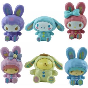 Unbranded 6Pcs Sanrio Sanrio Characters Fluffy Rabbit Series Figure Doll PVC Action Doll Unbranded 6Pcs Sanrio Sanrio Characters Fluffy Rabbit Series Figure Doll PVC Action Doll
