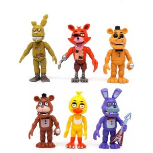 Unbranded 6pcs/Set Five Nights at Freddy's Action Figure FNAF Collect Toy Kids Gift NEW Unbranded 6pcs/Set Five Nights at Freddy's Action Figure FNAF Collect Toy Kids Gift NEW
