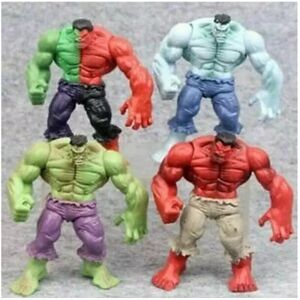 Unbranded 4PCS/Set The Incredible Avengers Hulk Green Red Action Figure Toys Unbranded 4PCS/Set The Incredible Avengers Hulk Green Red Action Figure Toys