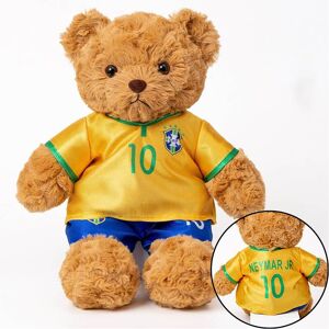 VEISHET (Yellow) Plush Toy Fashion Comfortable Jersey Bear Doll Cute Football Boy Holida VEISHET (Yellow) Plush Toy Fashion Comfortable Jersey Bear Doll Cute Football Boy Holida
