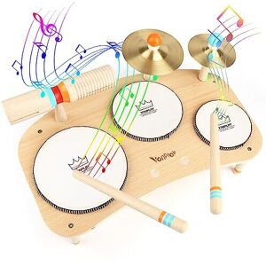 Vanplay Wooden Toys Kids Drum Kit Musical Instruments For Toddlers Baby Drum Musical Toy Vanplay Wooden Toys Kids Drum Kit Musical Instruments For Toddlers Baby Drum Musical Toy
