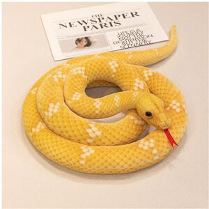 Unbranded (Yellow Anaconda, 200cm/78.74in) Plush Snakes Giant Toy Simulated Realistic Anim Unbranded (Yellow Anaconda, 200cm/78.74in) Plush Snakes Giant Toy Simulated Realistic Anim