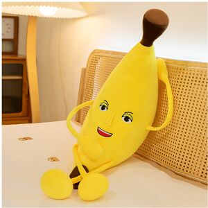 Unbranded (70cm/27.56in) Big Plush Banana Toy Doll Pillow Smiling Expression Children Birt Unbranded (70cm/27.56in) Big Plush Banana Toy Doll Pillow Smiling Expression Children Birt