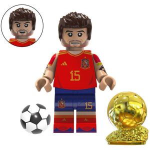 Unbranded (Sergio Ramos) Mini Football Player Figure Toy Cute Cartoon Building Block For C Unbranded (Sergio Ramos) Mini Football Player Figure Toy Cute Cartoon Building Block For C