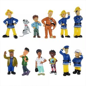 Unbranded 12Pcs Fireman Sam 3-6cm Action Figure PVC Doll Model Cute Cartoon Toys Kids Gift Unbranded 12Pcs Fireman Sam 3-6cm Action Figure PVC Doll Model Cute Cartoon Toys Kids Gift