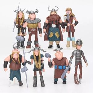 Unbranded 8Pcs How to Train Your Dragon Figure Hiccup Stoick Astrid Toys Birthday Gift New Unbranded 8Pcs How to Train Your Dragon Figure Hiccup Stoick Astrid Toys Birthday Gift New