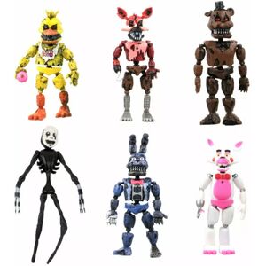 Unbranded 6Pcs FNAF Five Nights At Freddy's Plush Bear 6" Action Figure Model Kids Toys Unbranded 6Pcs FNAF Five Nights At Freddy's Plush Bear 6" Action Figure Model Kids Toys