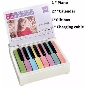 VEISHET (White) Taylor Swift Piano Music Sheets Calendar Toy Set Musical Instrument Fans VEISHET (White) Taylor Swift Piano Music Sheets Calendar Toy Set Musical Instrument Fans